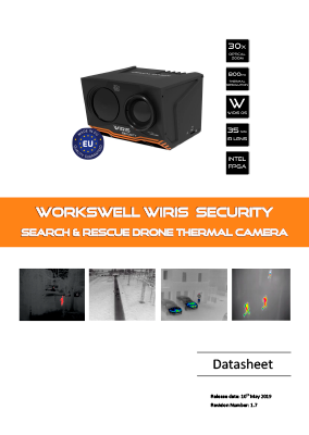 WIRIS Security - Cámara Termográfica para Seguridad para dron con visión nocturna de alta resolución