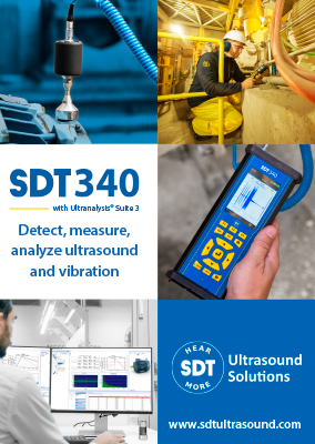 SDT 340 - Detecte, determine tendencias y analice el ultrasonido y las vibraciones