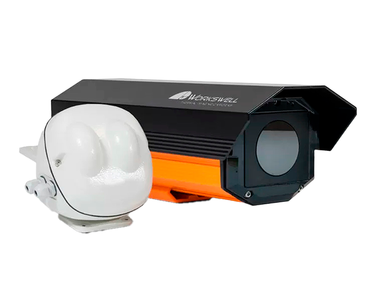 SAFETIS Outdoor Pan-Tilt - Cámara termográfica para detección temprana de incendios